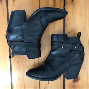 Rag & Bone Dalton Booties - Black Leather sz37